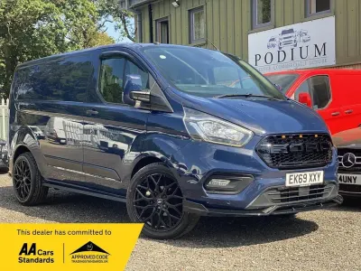 Used Ford Transit Custom Trend 105 HP (77 kW) 2019 Blue Van
