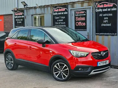 Used Vauxhall Crossland X Elite 102 HP (75 kW) 2019 Red SUV
