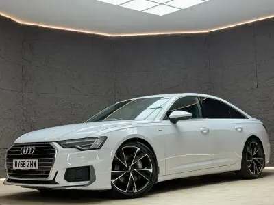 Used Audi A6 S-Line 2018 White Sedan