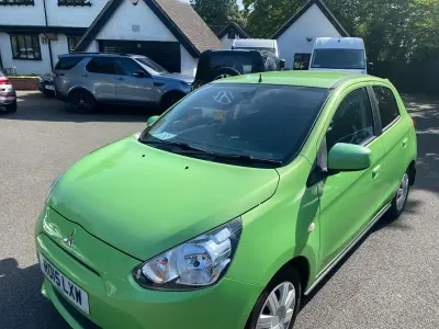 Used Mitsubishi Mirage 79 HP (58 kW) 2015 Green Hatchback