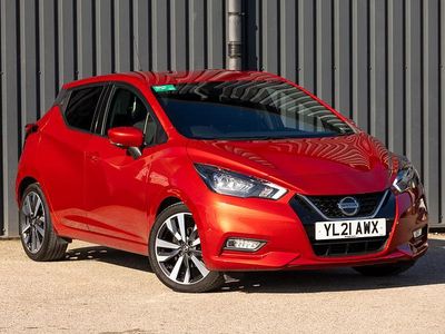 Used Nissan Micra Tekna 92 HP (67 kW) 2021 Red Hatchback