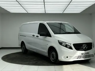 Used Mercedes Vito Progressive 136 HP (100 kW) 2021 White Van