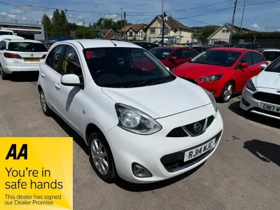 Usado Nissan Micra Acenta 80 HP (58 kW) 2014 Branco Citadino