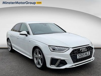 Used Audi A4 S-Line 245 HP (180 kW) 2019 White Sedan