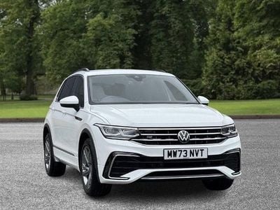 Begagnad VW Tiguan R-line Edition 150 HK (110 kW) 2023 Vit SUV
