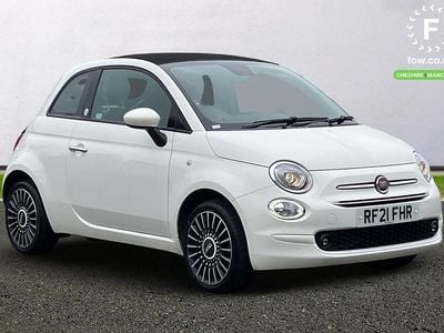 White Used 2021 Fiat 500 Launch Edition Cabriolet | £10,299 (Fair price)
