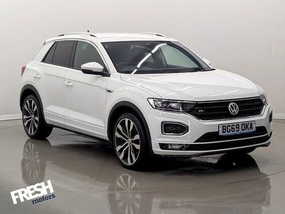 Pure white Used 2019 VW T-Roc R-line SUV | £18,799 (Fair price)