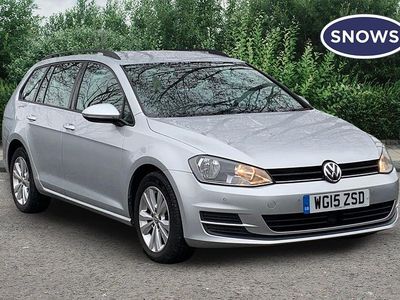 Used VW Golf VII SE 105 HP (77 kW) 2015 Reflex silver