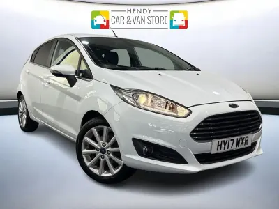 Used Ford Fiesta Titanium 2017 White Hatchback