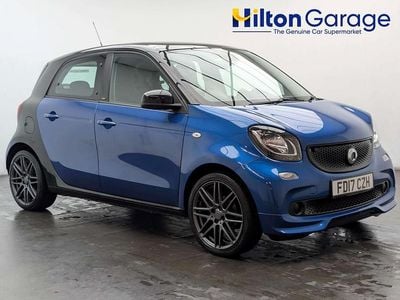 Used Smart ForFour Brabus 90 HP (66 kW) 2017 Blue Hatchback