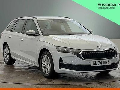 Used Skoda Octavia SE Technology 85 HP (62 kW) 2024 Moon white metallic Estate