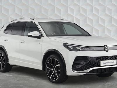 White Used 2024 VW Tiguan R-line SUV | £31,100 (Fair price)