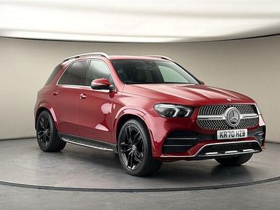 Used Mercedes GLE350 AMG line 272 HP (200 kW) 2020 Manufaktur hyacinth red  metallic finish SUV