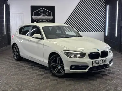 Used BMW 116 Sport Line 116 HP (85 kW) 2016 White Hatchback