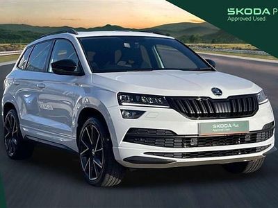 White Used 2019 Skoda Karoq SportLine SUV | £20,341 (A bit pricey)