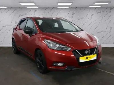Begagnad Nissan Micra S 100 HK (73 kW) 2020 Röd Halvkombi