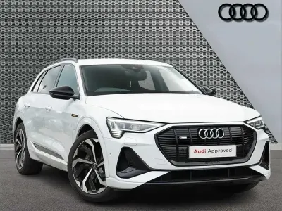 Used Audi e-tron Black Edition 230 kW (313 HP) 2021 White SUV