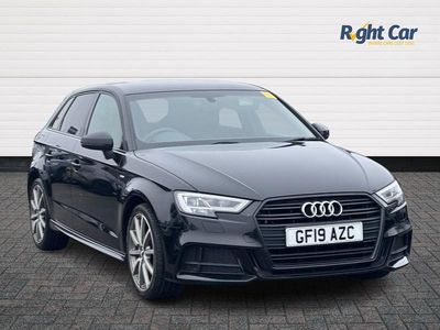Used Audi A3 Black Edition 150 HP (110 kW) 2019 Black Sedan