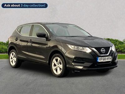Black Used 2019 Nissan Qashqai Acenta Premium SUV | £9,140 (Good price)