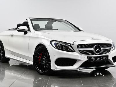 White Used 2017 Mercedes C250 AMG line Cabriolet | £16,990 (Fair price)