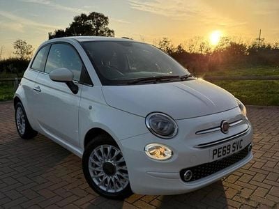White Used 2019 Fiat 500 Lounge Hatchback | £6,195 (Fair price)
