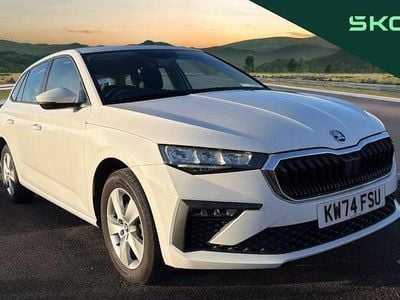 White Used 2024 Skoda Scala SE Hatchback | £16,018 (Fair price)