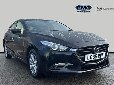 Black Used 2017 Mazda 3 Hatchback | £8,494 (Fair price)