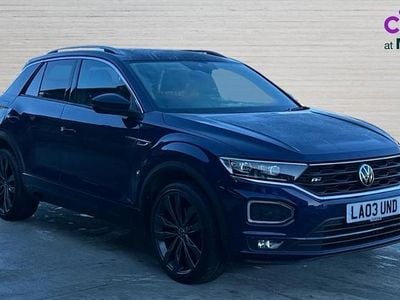 Blue Used 2020 VW T-Roc R-line SUV | £19,439 (Fair price)