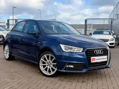 Used Audi A1 S-Line 123 HP (90 kW) 2018 Blue Hatchback