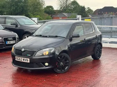 Used Skoda Fabia vRS 180 HP (132 kW) 2012 Black Hatchback