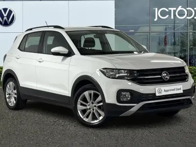 Used VW T-Cross SE 115 HP (84 kW) 2020 White SUV