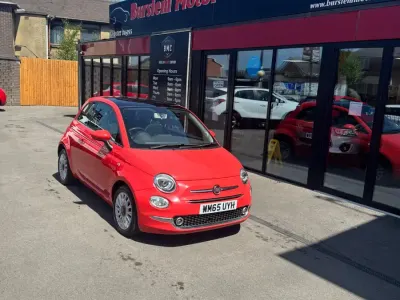 Used Fiat 500 Lounge 69 HP (50 kW) 2015 Green Hatchback