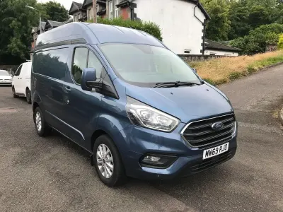 Used Ford Transit Custom Limited 130 HP (95 kW) 2019 Blue Van