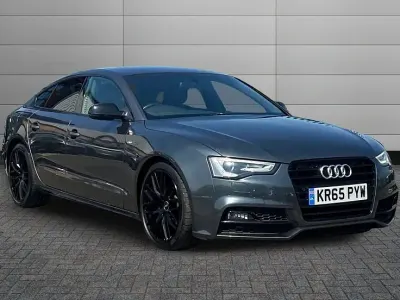 Used Audi A5 Sportback Black Edition 187 HP (137 kW) 2016 Daytona grey Hatchback