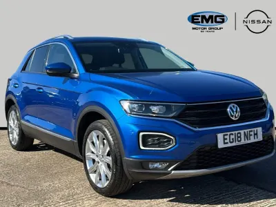 Używany VW T-Roc SEL 150 KM (110 kW) 2018 Niebieski SUV