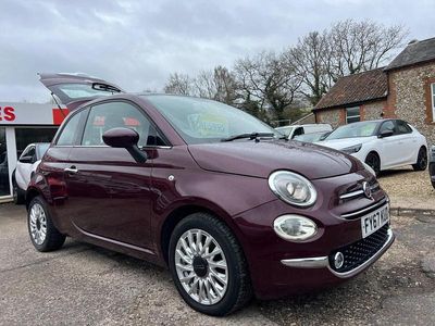 Used Fiat 500 Lounge 69 HP (50 kW) 2017 Red Hatchback