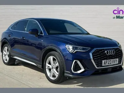 Used Audi Q3 S-Line 150 HP (110 kW) 2023 Blue SUV