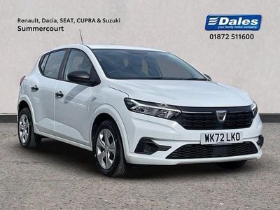 Solid glacier white Used 2022 Dacia Sandero Essentiel Hatchback | £8,750 (Good price)