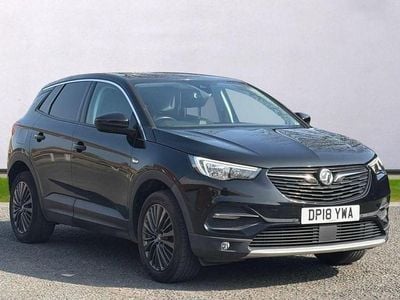 Used Vauxhall Grandland X Sport 130 HP (95 kW) 2018 Black SUV