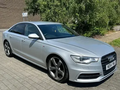 Used Audi A6 Black Edition 190 HP (139 kW) 2014 Silver Sedan