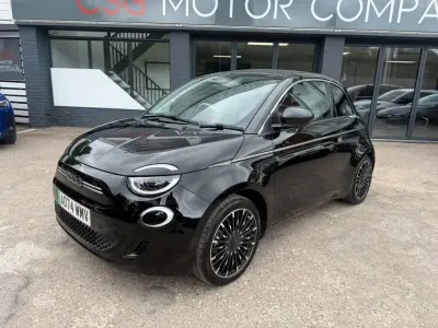 Used Fiat 500e La Prima 86 kW (118 HP) 2024 Black Cabriolet