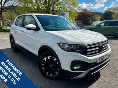 Usado VW T-Cross S 95 HP (69 kW) 2021 Branco SUV