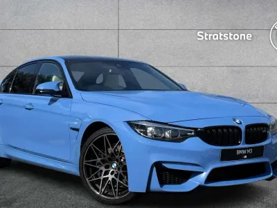 Used BMW M3 Competition Edition 450 HP (330 kW) 2018 Blue Sedan