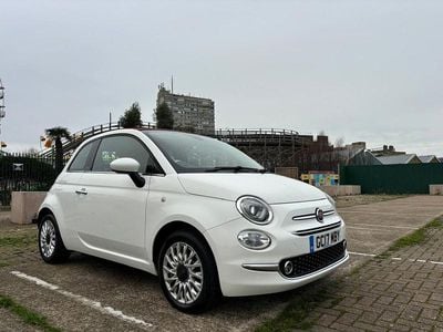 Used Fiat 500 Lounge 105 HP (77 kW) 2017 White Cabriolet