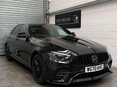 Black Used 2020 Mercedes E300 AMG line Sedan | £22,489 (A bit pricey)