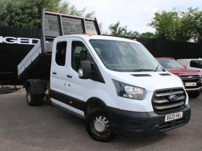 Used Ford Transit 130 HP (95 kW) 2020 White Cabriolet