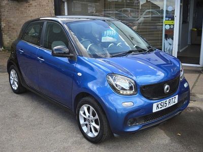 Used Smart ForFour Passion 90 HP (66 kW) 2015 Blue Hatchback