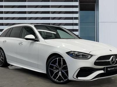 Used Mercedes C220 AMG Line Premium Plus 200 HP (147 kW) 2024 White Estate