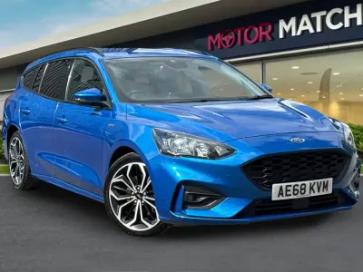 Used Ford Focus ST-Line X 150 HP (110 kW) 2018 Blue Estate