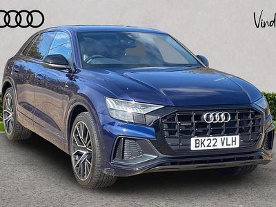 Used Audi Q8 Black Edition 281 HP (206 kW) 2022 Blue SUV